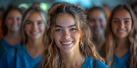 Christian volunteer group performing community service project embodying principles of compassion love and service central to Christian values. Concept Helping Hands Volunteer Serviceの素材