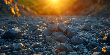 Addressing the demand for rare earths in a changing climate presents challenges and opportunities for sustainable resource management. Concept Rare Earths, Demand, Sustainable Managementの素材