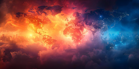 Global marketing strategies impact decisions across diverse nations. Concept Marketing Strategies, Global Impact, Decision Making, Diverse Nations, Cross-Cultural Considerationsの素材