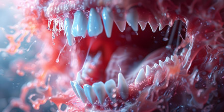 Closeup of a 3. Concept Closeup of a 3? Can you provide more context or details so I can better assist you with the topic creation?の素材