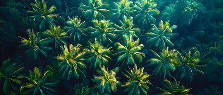 Ecofriendly Practices in Palm Cultivation for Sustainable Product Development. Concept Palm Cultivation, Sustainable Practices, Ecofriendly, Product Development, Sustainabilityの素材