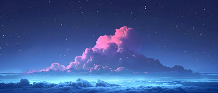 Illustration of the Concept of Digital Cloud Network for Digitalization and Cloud Computing. Concept Digital Cloud Network, Digitalization, Cloud Computing, Technology, Illustrationの素材