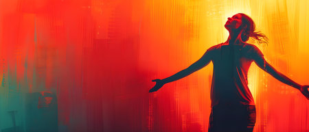 Beacon of Hope amidst Chaos. Concept Inspiration, Resilience, Community Support, Positive Change, Overcoming Adversityの素材