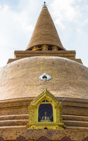 Wat Prapathomchedi on its 99th anniversary, Nakornpathom Thailandの写真素材