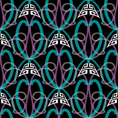 Elegance abstract greek vector seamless pattern.のイラスト素材