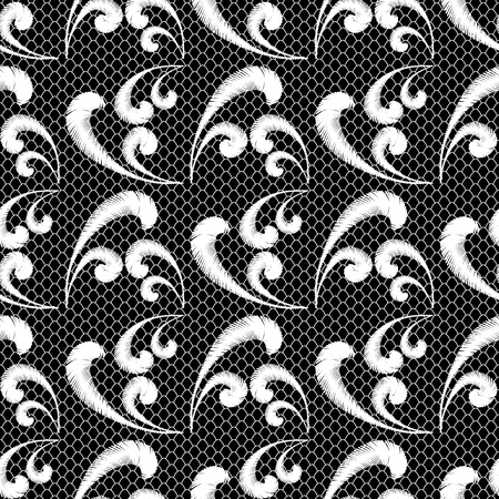 Lace floral embroidery Paisley vector seamless pattern. Ornamental tapestry  textured background. Vintage embroidered  paisley flowers. Elegance lacy backdrop. Grunge hand drawn flourish ornamentのイラスト素材