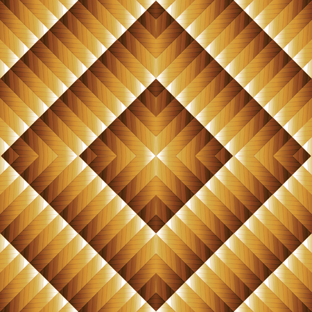 Modern geometric zigzag vector seamless pattern. Textured parquet background. Striped tribal style geometry backdrop. Geometrical shapes, zigzag lines, stripes, rhombus. Wood textured ornate designのイラスト素材