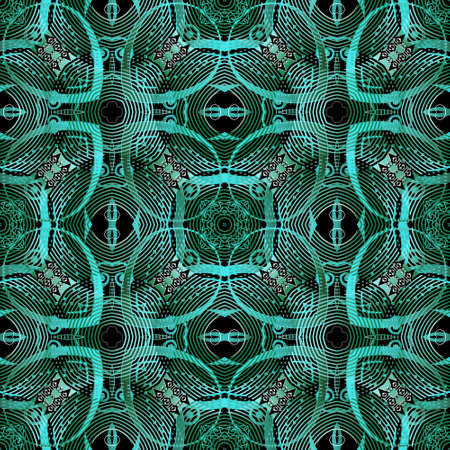 Lines seamless pattern. Ornamental modern vector background. Tribal ethnic style gepmetric repeat...