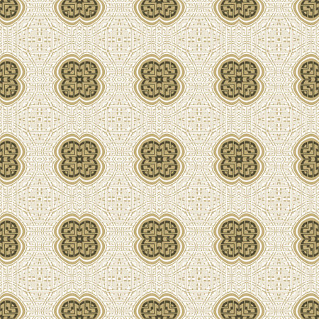 Floral ornamental gold greek seamless pattern. Tribal ethnic style patterned vector background....
