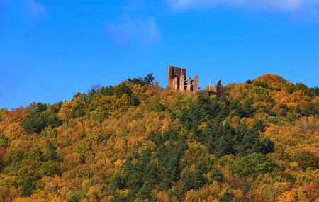 Autumn in the Palatinate Forest, Germanyの写真素材