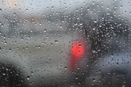 rain and widowの写真素材
