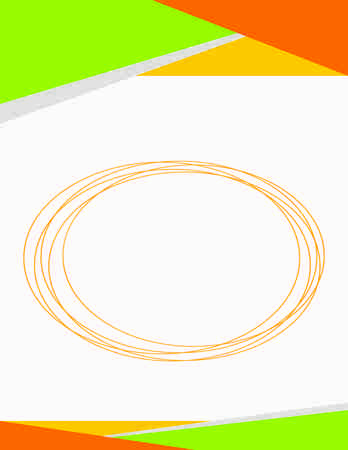 Green Orange Golden 3color backgroundの写真素材