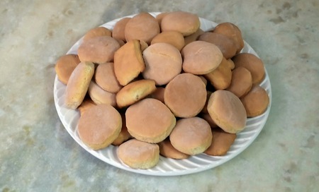 A simple cookie for the Thanksgivingの写真素材