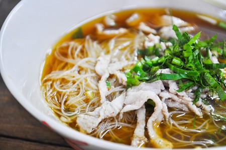Thai Pork Noodle - Moo Liang Noodle