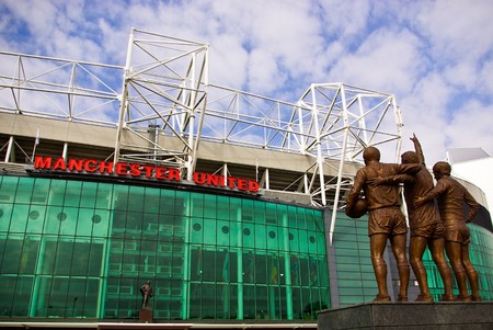 Old Trafford stadium, Manchester, Englandのeditorial素材