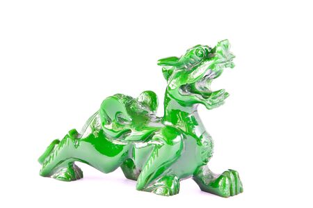Jade Chinese Sacred Animal (call in chinese is PE-SIA)の写真素材