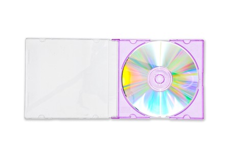 Cd in the purple boxの写真素材
