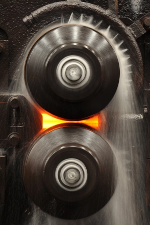 steel Roll forming machineの写真素材