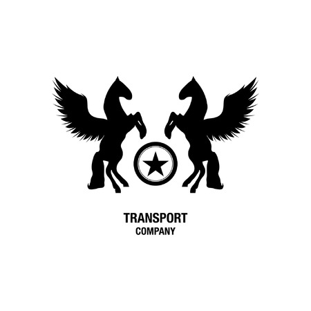 transport company logoのイラスト素材
