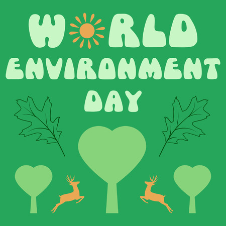 world environment day vector illustrationのイラスト素材