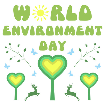 world environment day vector illustrationのイラスト素材