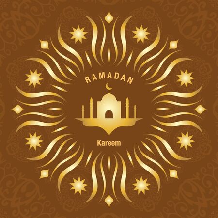 ramadan kareem vector illustrationのイラスト素材