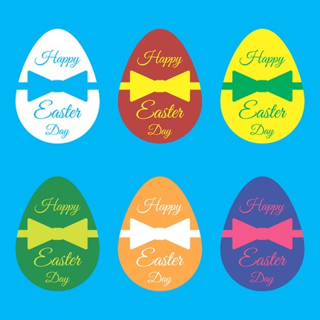 illustration with happy easter day backgroundのイラスト素材