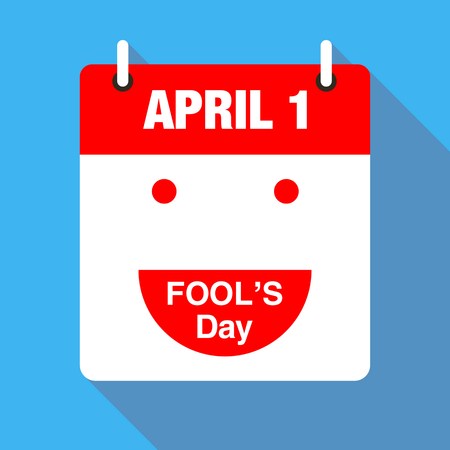 1 april fools day vector illustrationのイラスト素材
