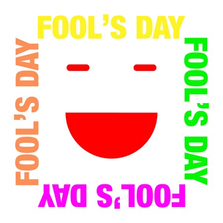 1 april fools day vector illustrationのイラスト素材