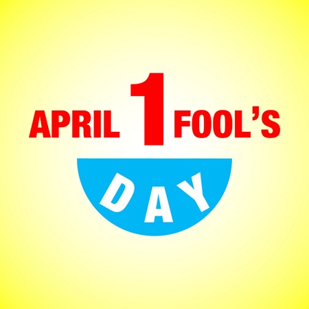 1 april fools day vector illustrationのイラスト素材