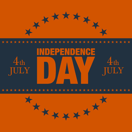 vector illustration with Independence Day backgroundのイラスト素材