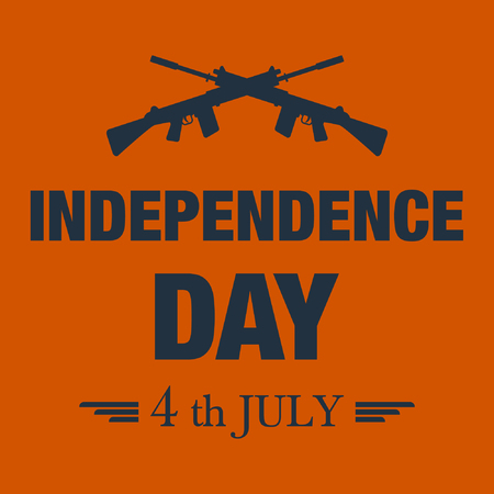 vector illustration with Independence Day backgroundのイラスト素材