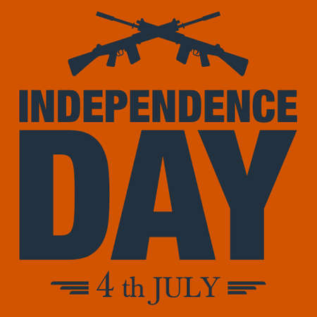 vector illustration with Independence Day backgroundのイラスト素材