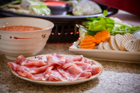 Shabu shabu,Asian cuisineの写真素材