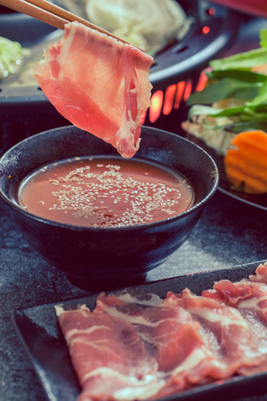 Shabu shabu,Asian cuisineの写真素材