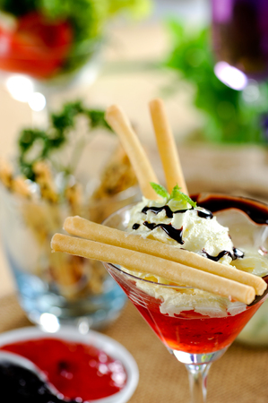 spring rolls mix snack breakの写真素材