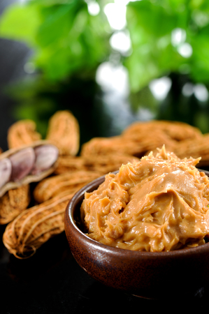 Creamy peanut butter  with boiled peanut