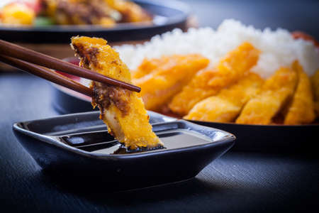 Deep fried pork (tonkutsu),japanese food