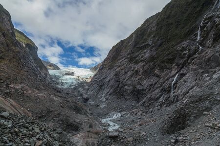 View at Franz Josef glacier, New Zealandの写真素材