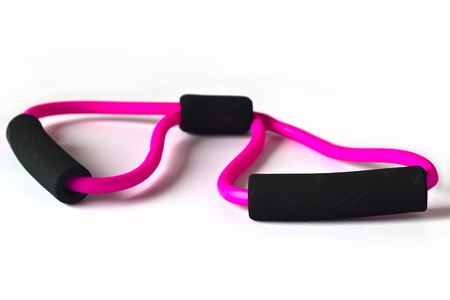 elastic fitness bandの写真素材