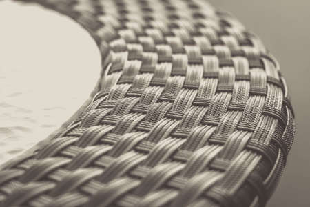woven texture of the modern desk