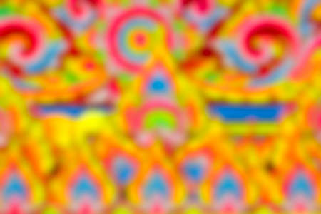 blur abstract photo of Thai art backgroundの写真素材