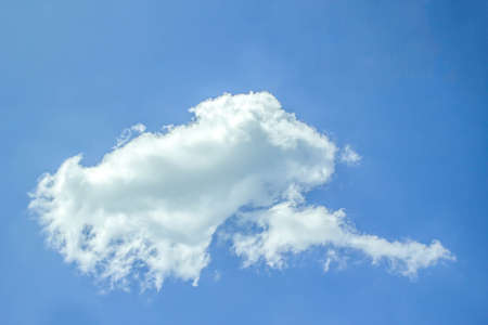 photo backgruond of blue sky and white cloudの写真素材