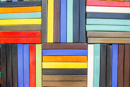 abstract colorful tile wall background