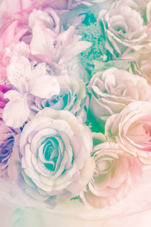 fabric pink rose soft blur backgroundの写真素材