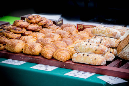croissant and different kind of bread
