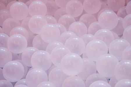 pile of white balloons background