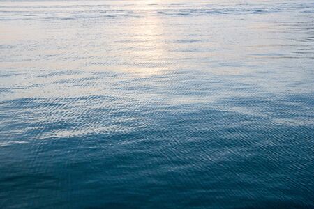 blue water background texture with sunlight