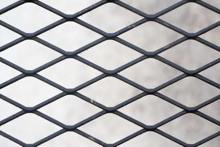 old rustic chain link fenceの写真素材