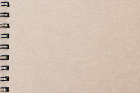 recycled paper notebook front cover